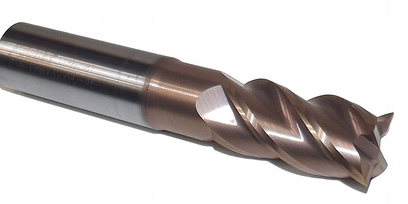 Фреза шпоночная твердосплавная монолитная с цилиндрическим хвостовиком d 5 ГОСТ 16463-80, по металлу